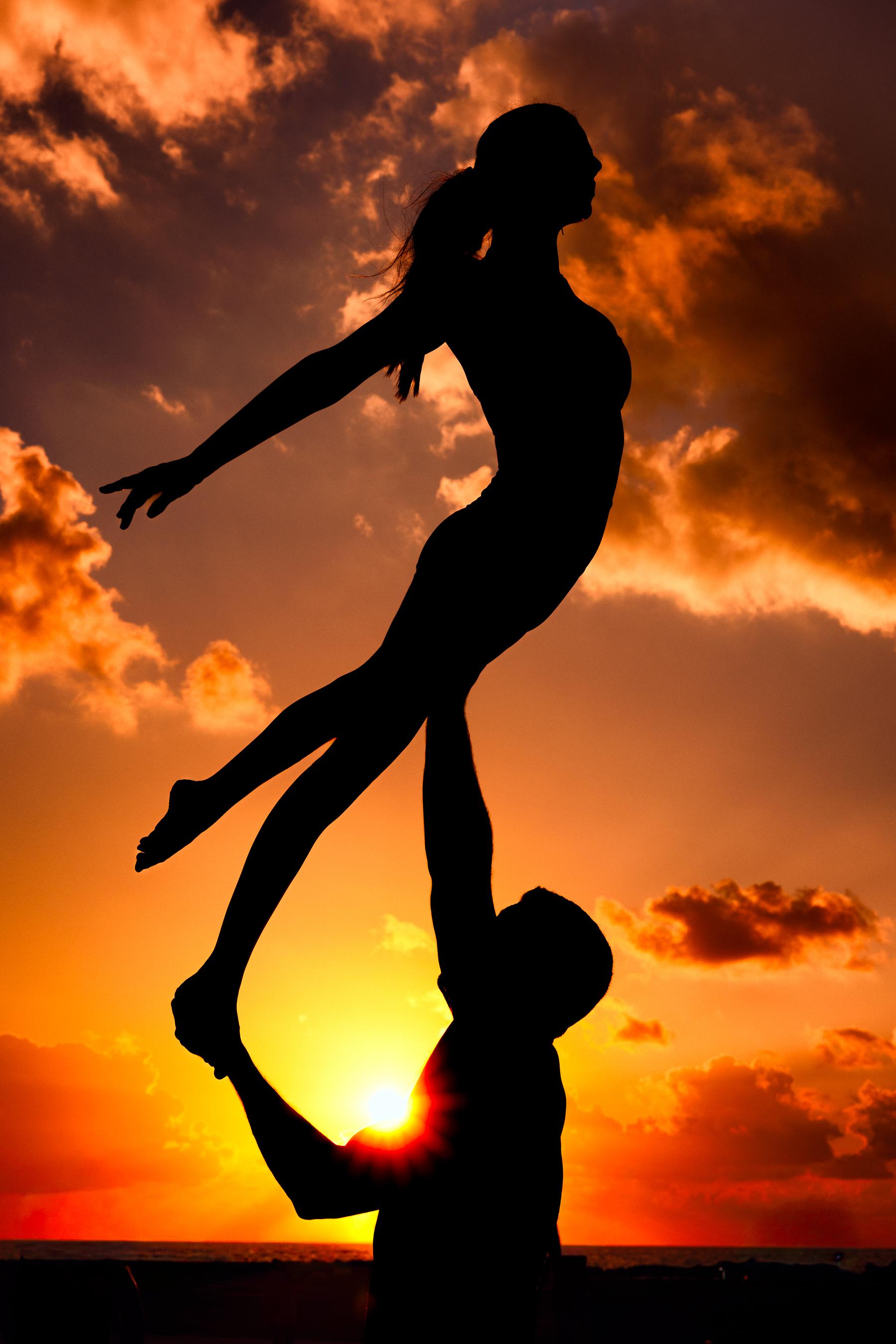 AcroYoga action shot