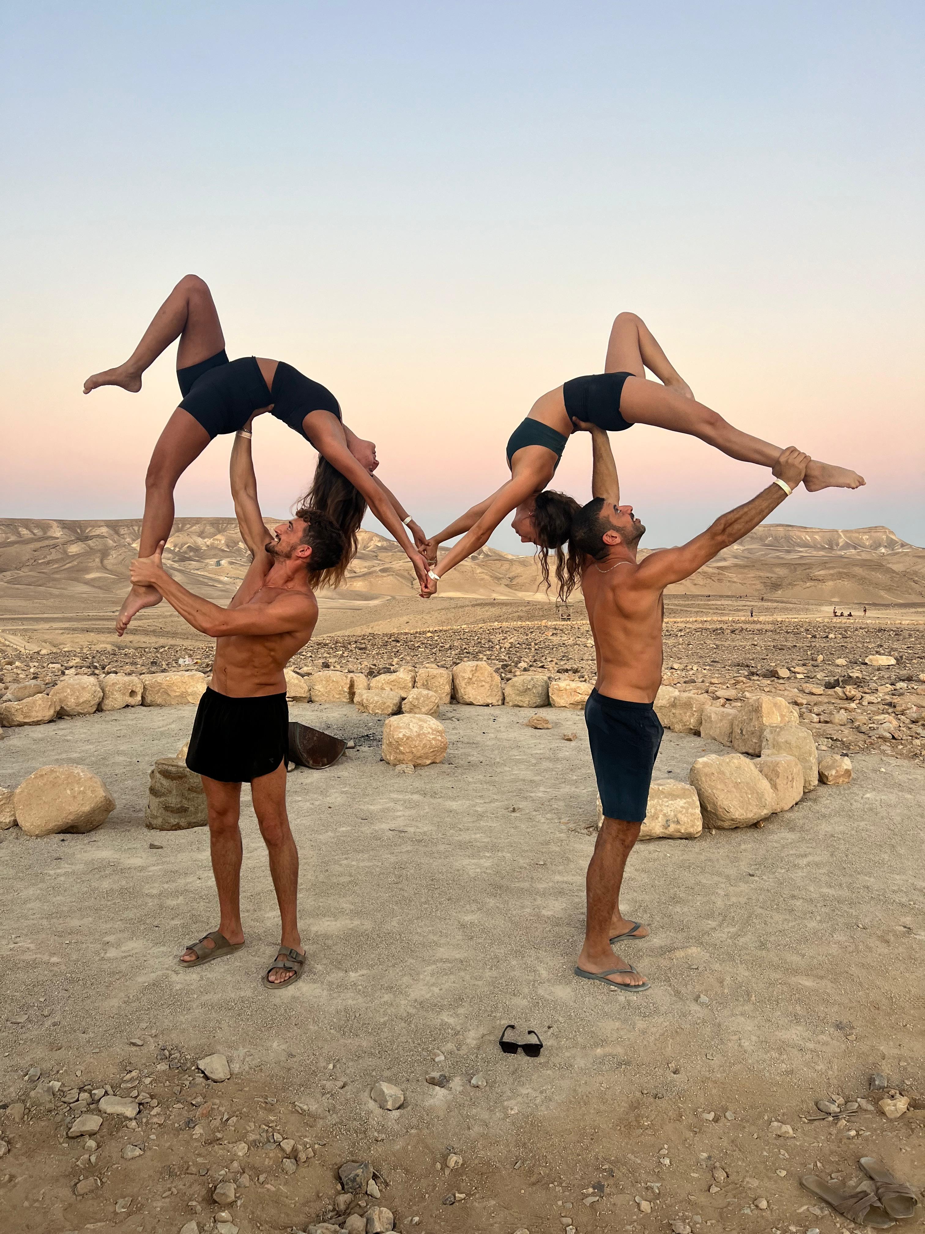 AcroYoga team building activity